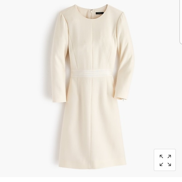 Black double face wool dress - Picture 1 of 8